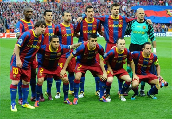 صورة رقم 14 - برشلونة يتربع على عرش اوروبا بعد افتراسه ثلاثية في مانشستر صورة رقم 14 - برشلونة يتربع على عرش اوروبا بعد افتراسه ثلاثية في مانشستر