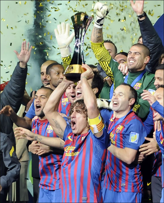 Farfeshplus فرفش بلس فريق برشلونة يحصد كأس العالم للأندية بعد تفوقه على سانتوس