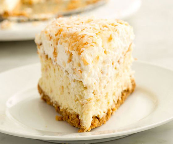 طريقة تحضير تشيز كيك جوز الهند بطعمه اللذيذ والشهي صورة رقم 2