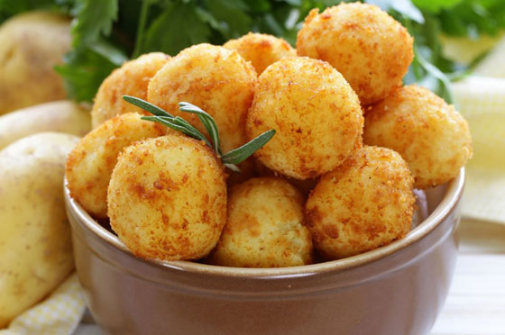 وصفة تحضير كبة بطاطا محشوة بجبنة موزريلا  صورة رقم 2