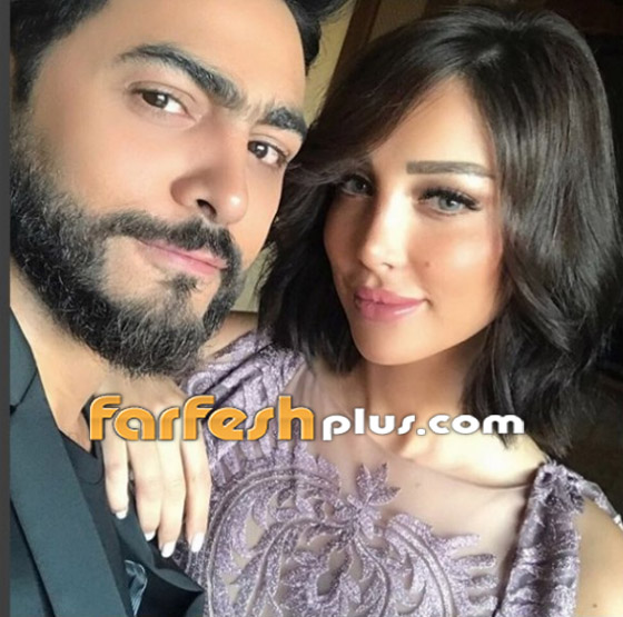 Farfeshplus فرفش بلس هل بسمة بوسيل زوجة تامر حسني حامل بطفل ذكر وسافرت امريكا لتنجب هناك
