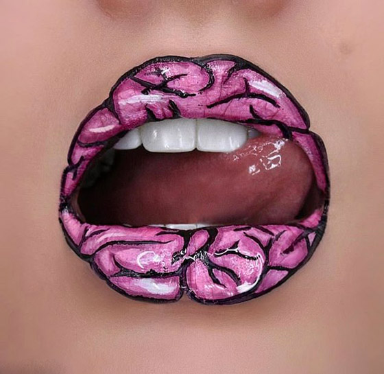 صور: فنانة مكياج تستخدم شفتيها كلوحة رسم فتحولهم لأجمل وأروع اللوحات صورة رقم 6