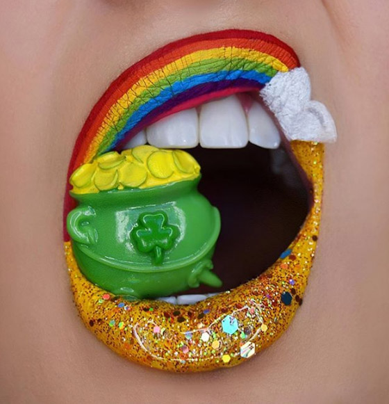 صور: فنانة مكياج تستخدم شفتيها كلوحة رسم فتحولهم لأجمل وأروع اللوحات صورة رقم 14