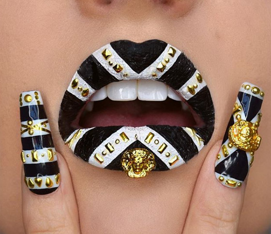 صور: فنانة مكياج تستخدم شفتيها كلوحة رسم فتحولهم لأجمل وأروع اللوحات صورة رقم 15