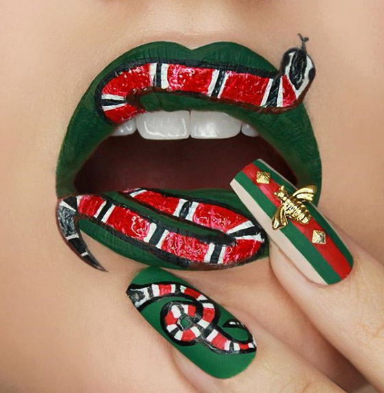 صور: فنانة مكياج تستخدم شفتيها كلوحة رسم فتحولهم لأجمل وأروع اللوحات صورة رقم 16