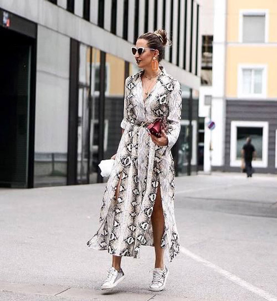 بالصور: جلود الحيوانات موضة ألوان أزياء صيف 2019 صورة رقم 11