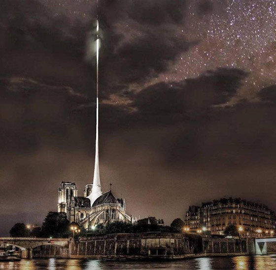 بالصور: تصاميم هندسية مبتكرة مقترحة لترميم سقف كاتدرائية نوتردام صورة رقم 4 بالصور: تصاميم هندسية مبتكرة مقترحة لترميم سقف كاتدرائية نوتردام صورة رقم 4