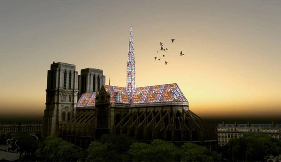 بالصور: تصاميم هندسية مبتكرة مقترحة لترميم سقف كاتدرائية نوتردام صورة رقم 8 بالصور: تصاميم هندسية مبتكرة مقترحة لترميم سقف كاتدرائية نوتردام صورة رقم 8