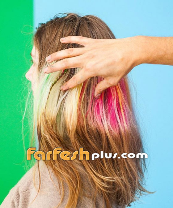 صبغات شعر بألوان لا تخطر على البال على يد مصفف شعر المشاهير صورة رقم 19