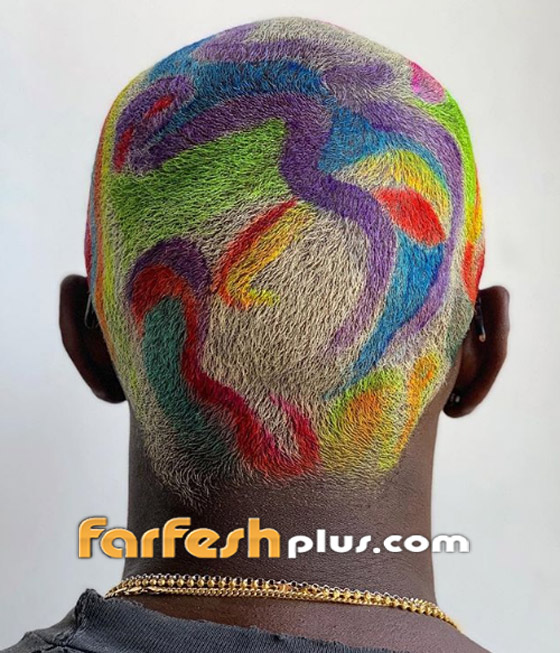 صبغات شعر بألوان لا تخطر على البال على يد مصفف شعر المشاهير صورة رقم 21