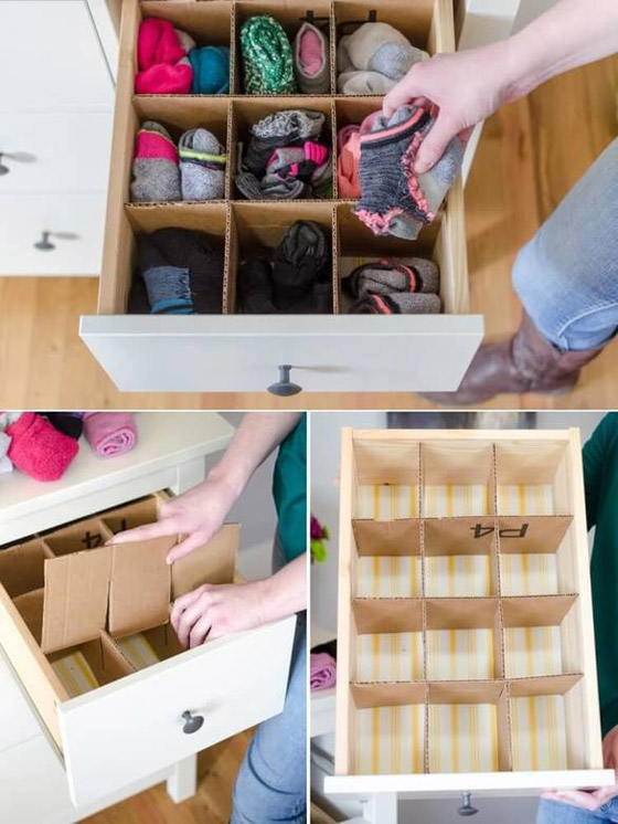 بالصور.. طرق رائعة لإستخدام الصناديق الكرتونية بالديكور صورة رقم 1