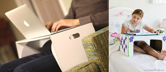 بالصور.. طرق رائعة لإستخدام الصناديق الكرتونية بالديكور صورة رقم 9