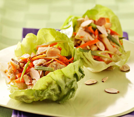 طريقة تحضير لفائف الخس بالدجاج السهلة والسريعة للرجيم صورة رقم 7