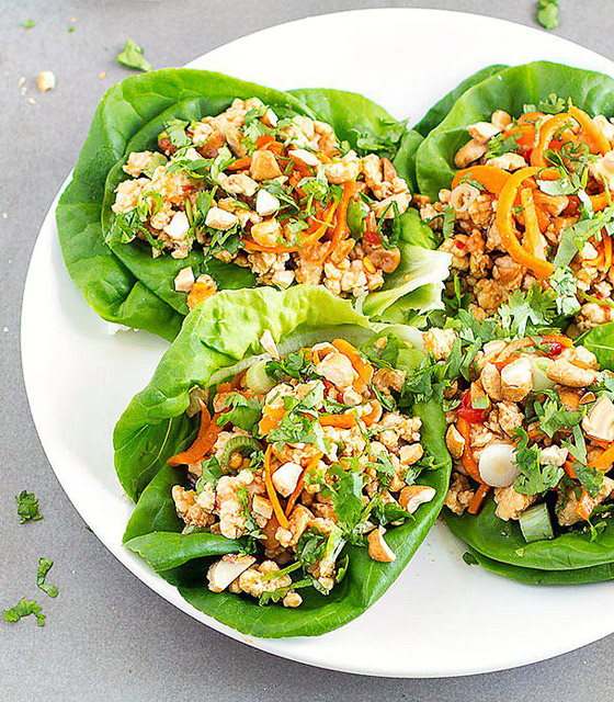 طريقة تحضير لفائف الخس بالدجاج السهلة والسريعة للرجيم صورة رقم 9