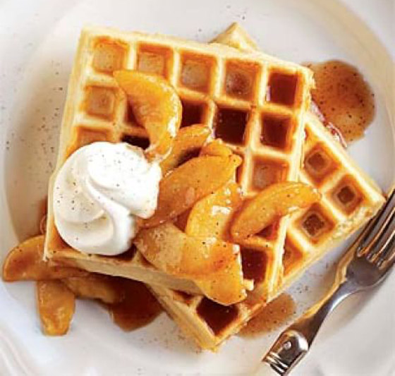 طريقة تحضير وافل التفاح والقرفة الشهي والخفيف صورة رقم 11