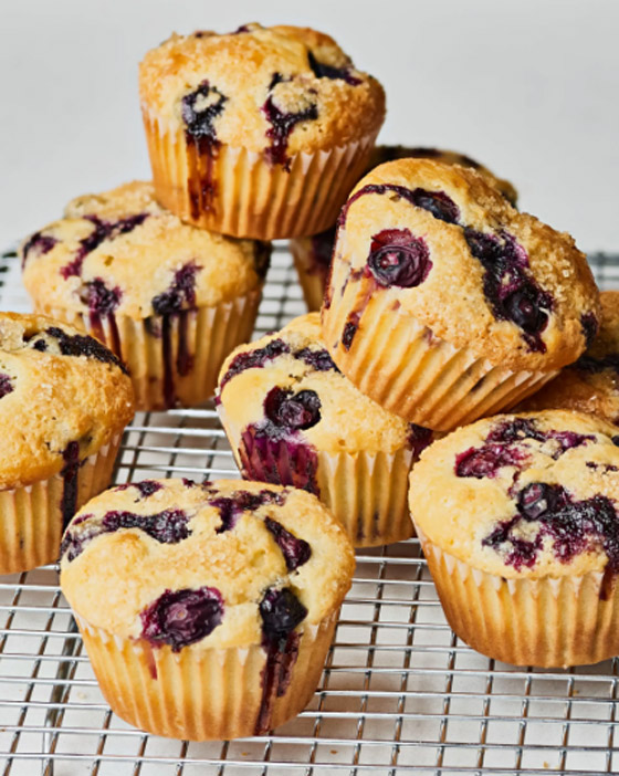 طريقة تحضير مافن البلوبيري الصحي الشهي والسهل صورة رقم 10