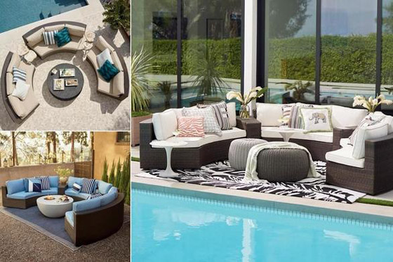 9 تصاميم مدهشة لمفروشات خارجية للمنزل صورة رقم 2