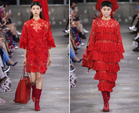 بالصور: إطلالات باللون الأحمر لأناقتك استعدادا لاستقبال الخريف صورة رقم 6