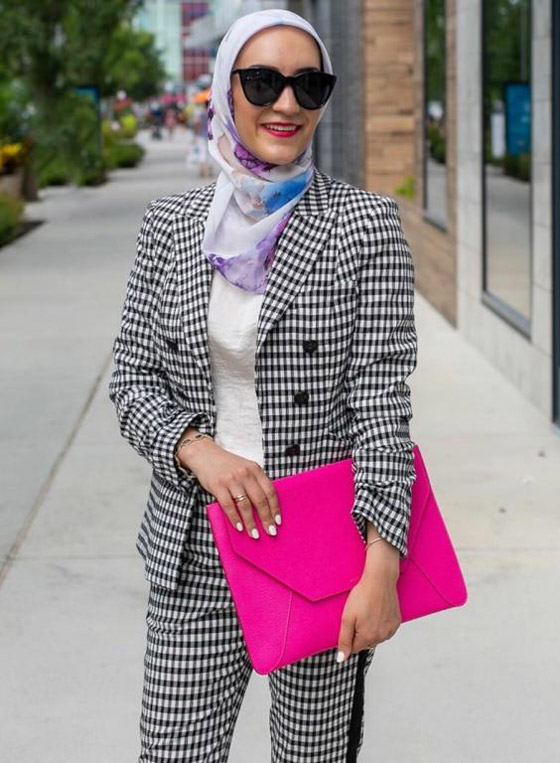 بالصور: بدلات رسمية وأجمل طرق تنسيقها من وحي الفاشينيستا المحجبات صورة رقم 5