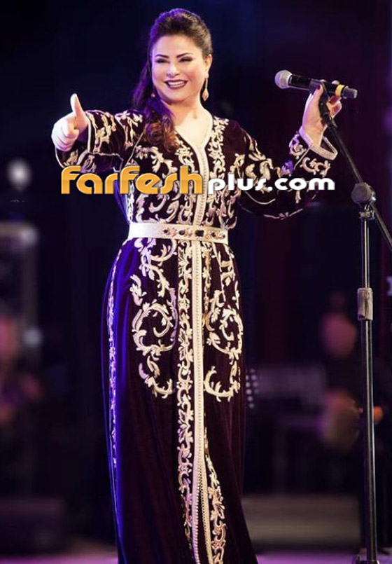 بالصور: إليكم موديلات قفاطين سوداء من نجمات المغرب العربي صورة رقم 8