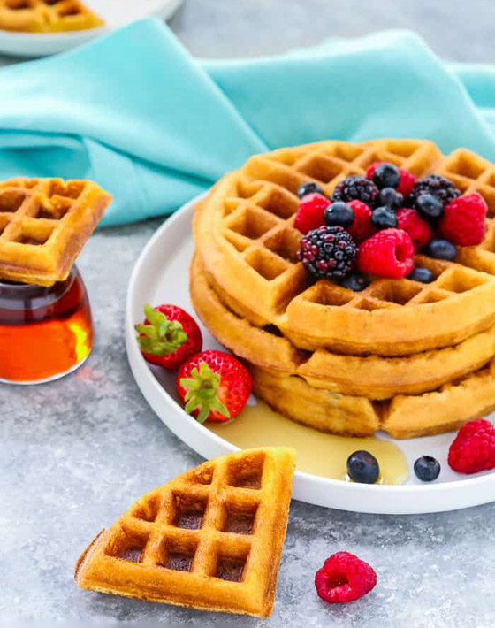 إليكم طريقة عمل الوافل بدون بيض بطعمه الرائع والشهي صورة رقم 3