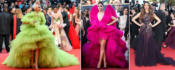 بالصور: نجمات بوليوود سرقن الأضواء بإطلالاتهن في مهرجانات 2019 صورة رقم 2