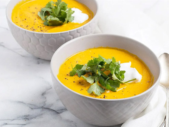 إليكم طريقة تحضير شوربة القرع والجزر الصحية والطيبة صورة رقم 10