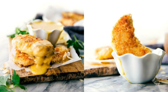  دجاج مقلي بجوز الهند مع صوص الخردل بالعسل صورة رقم 1