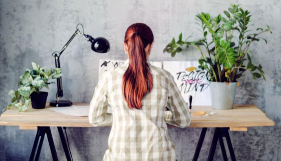 النباتات المكتبية يمكن أن تقلل من الإجهاد في العمل صورة رقم 1 النباتات المكتبية يمكن أن تقلل من الإجهاد في العمل صورة رقم 1