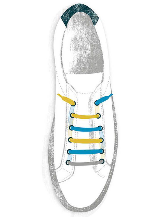 لا تستهن بتأثيره.. كيف تربط خيوط حذائك بطريقة تزيدك أناقة وتميزا؟ صورة رقم 3 لا تستهن بتأثيره.. كيف تربط خيوط حذائك بطريقة تزيدك أناقة وتميزا؟ صورة رقم 3