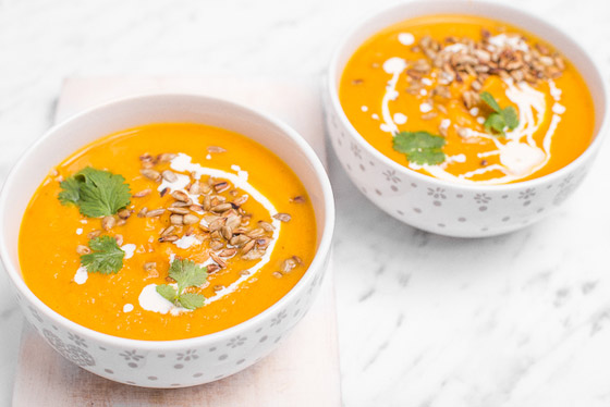 إليكم طريقة تحضير شوربة اليقطين والجزر بالكريمة للرجيم صورة رقم 10