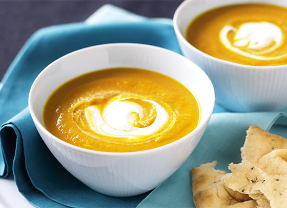 إليكم طريقة تحضير شوربة اليقطين والجزر بالكريمة للرجيم صورة رقم 11