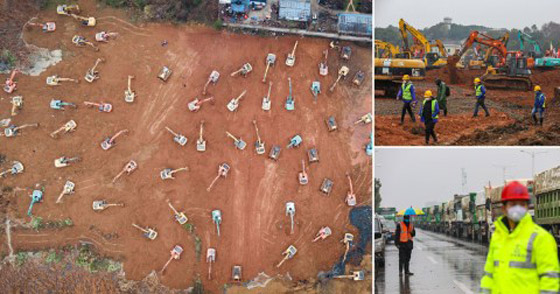 بالصور.. الصين تبني مستشفى في 10 أيام لمواجهة الفيروس صورة رقم 4