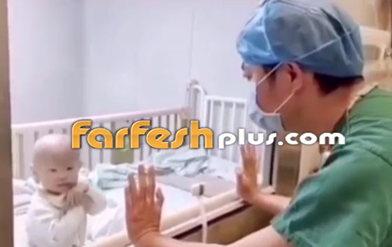 مشهد يدمي القلب.. رضيع صيني مصاب بفيروس كورونا في ووهان! صورة رقم 3