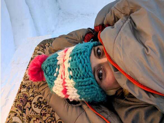 فندق بديكور مصنوع بالكامل من الجليد صورة رقم 3