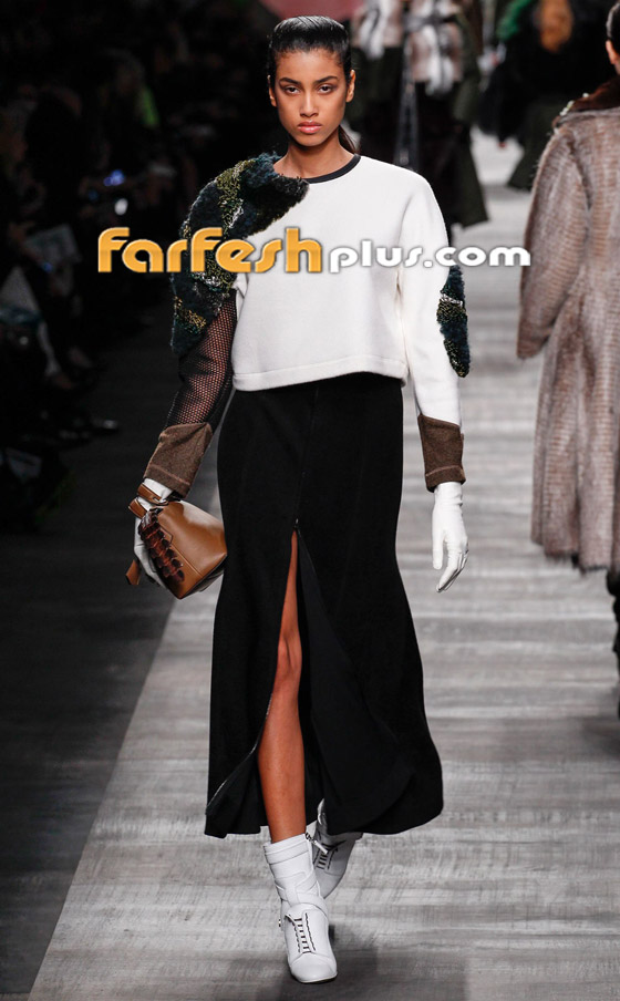 من هي عارضة الأزياء العربية التي تألقت في عروض ميلانو للموضة؟ صور صورة رقم 7