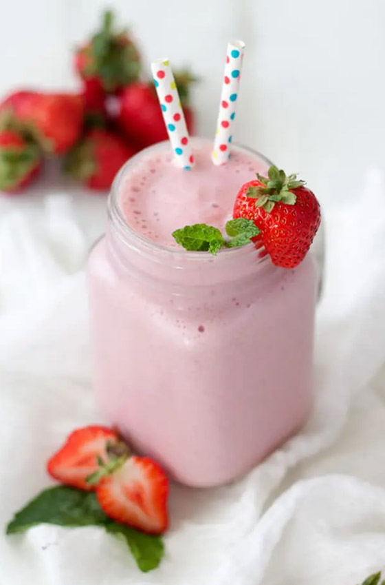 طريقة تحضير سموذي الفراولة بالشوفان لفطور صحي ولذيذ صورة رقم 10