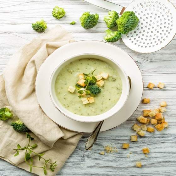 طريقة عمل شوربة البروكلي الغنية بالفيتامينات والعناصر الغذائية صورة رقم 1