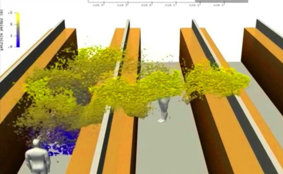 فيديو: كيف ينتشر رذاذ عطسة واحدة من أنف مصاب بكورونا في محل تجاري؟ صورة رقم 4