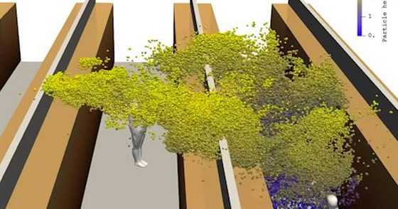 فيديو: كيف ينتشر رذاذ عطسة واحدة من أنف مصاب بكورونا في محل تجاري؟ صورة رقم 2