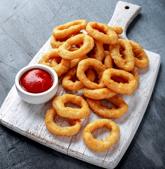 إليكم طريقة تحضير حلقات البصل المشوية بسعرات حرارية أقل صورة رقم 2