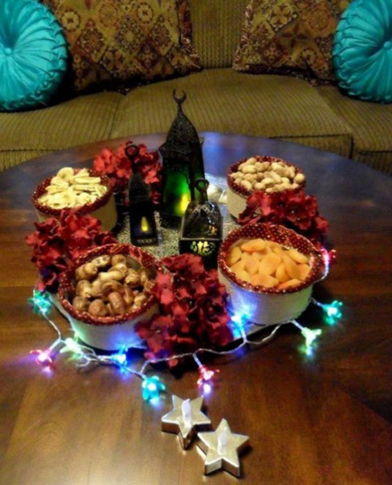 طرق تنسيق طاولة الاستقبال لرمضان صورة رقم 7