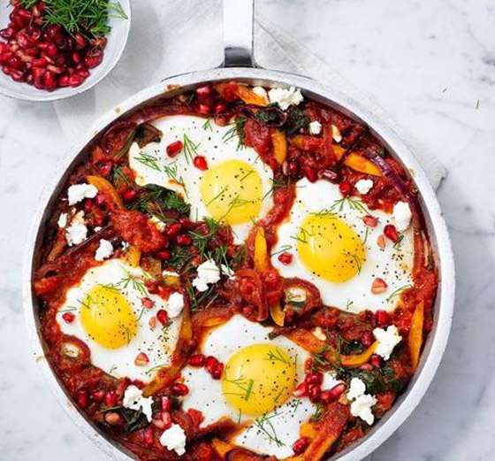 إليكم طريقة تحضير شكشوكة بالسبانخ الشهية للسحور في رمضان صورة رقم 6