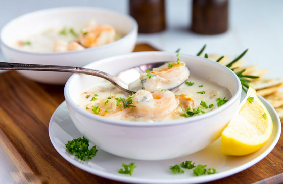 طريقة تحضير شوربة الجمبري بالكريمة بالطعم الرائع والشهي والصحي صورة رقم 6 طريقة تحضير شوربة الجمبري بالكريمة بالطعم الرائع والشهي والصحي صورة رقم 6