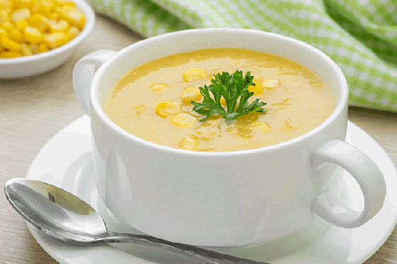 إليكم طريقة تحضير شوربة ذرة بالأعشاب الشهية والمميزة صورة رقم 3