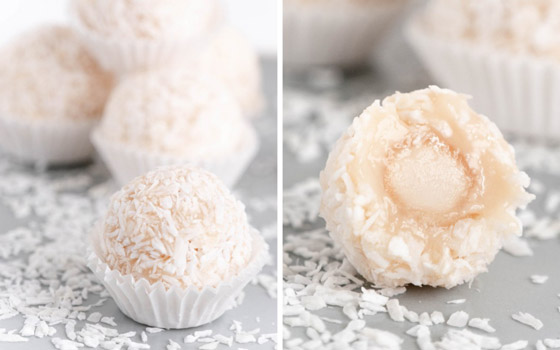 حلوى الرافاييلو وكرات جوز الهند في المنزل: وصفة سهلة ومكونات بسيطة صورة رقم 7