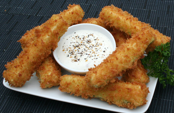 لمقبلات لذيذة.. إليكم طريقة تحضير أصابع الكوسا المقرمشة السهلة صورة رقم 7