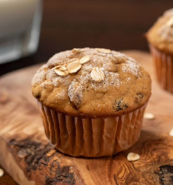 إليكم طريقة تحضير كب كيك الشوفان بالقرفة الصحي صورة رقم 1