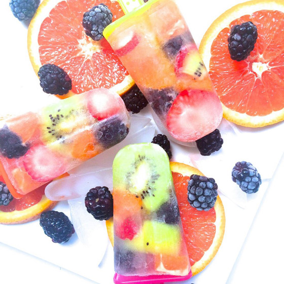 مثلجات الفاكهة بماء جوز الهند صورة رقم 3