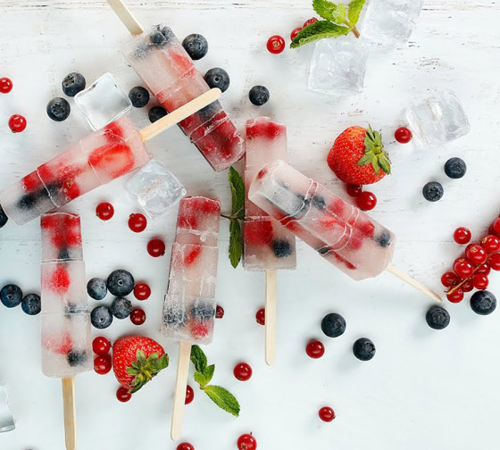 مثلجات الفاكهة بماء جوز الهند صورة رقم 6